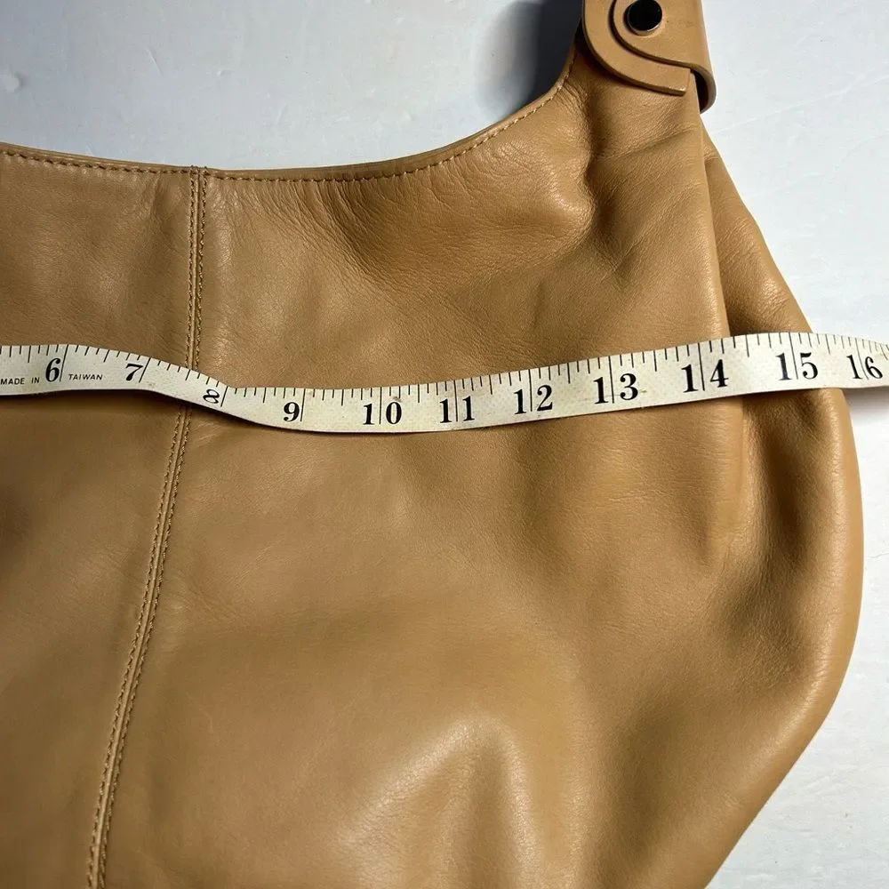 ANTONIO MELANI Genuine Tan Leather Bag‎